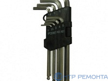 Набор инбусовых ключей TORX  CRV 1,5-10мм  (набор 9 шт)  (10/60)   90506